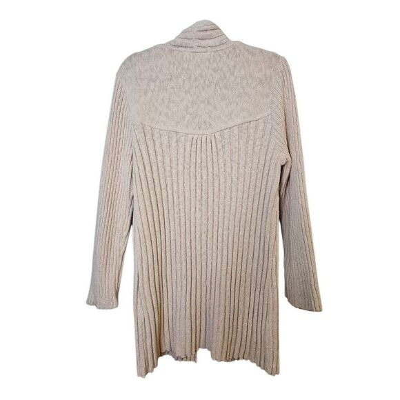 Willow cream colored cotton cardigan. Size L. - Picture 3 of 5